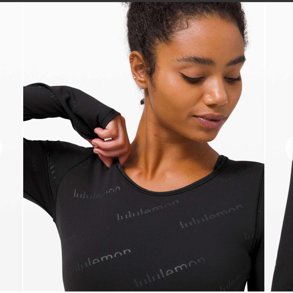 Lululemon Special Edition Wunder Crop Long Sleeve Embossed 10 - Picture 3 of 6